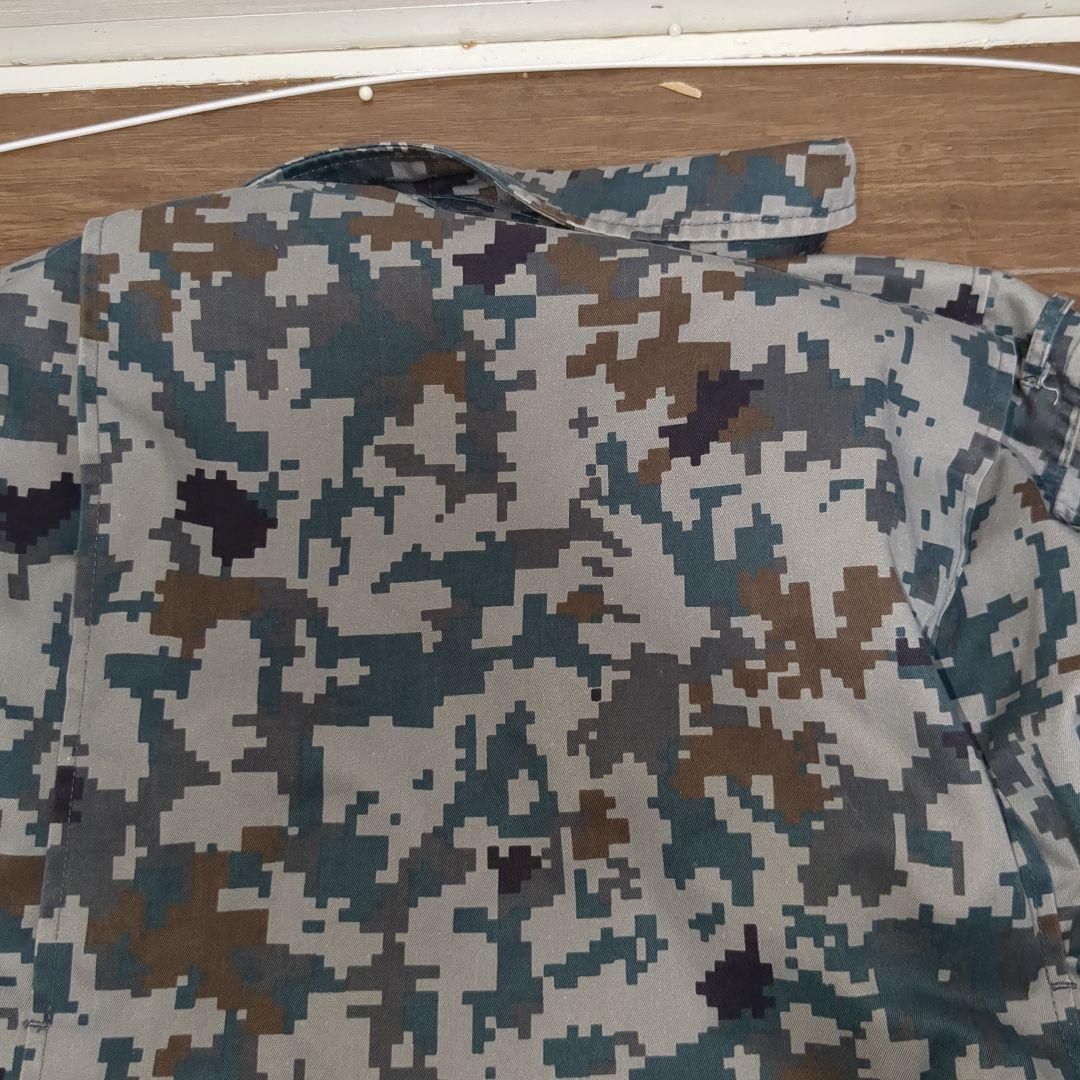 空自迷彩デジタル　作業服　戦闘服　上下セット　6A Sサイズ相当　bdu