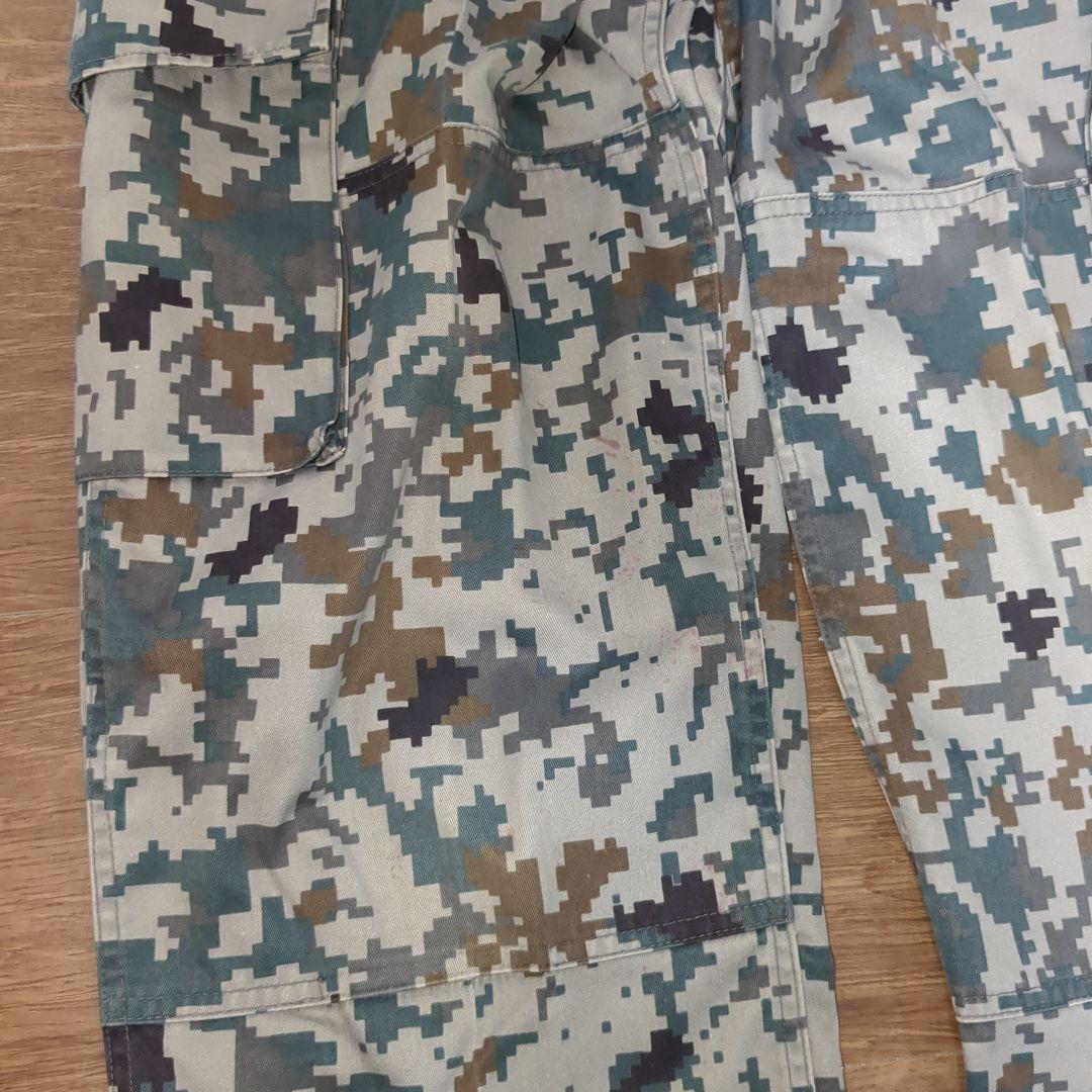 空自迷彩デジタル　作業服　戦闘服　上下セット　6A Sサイズ相当　bdu