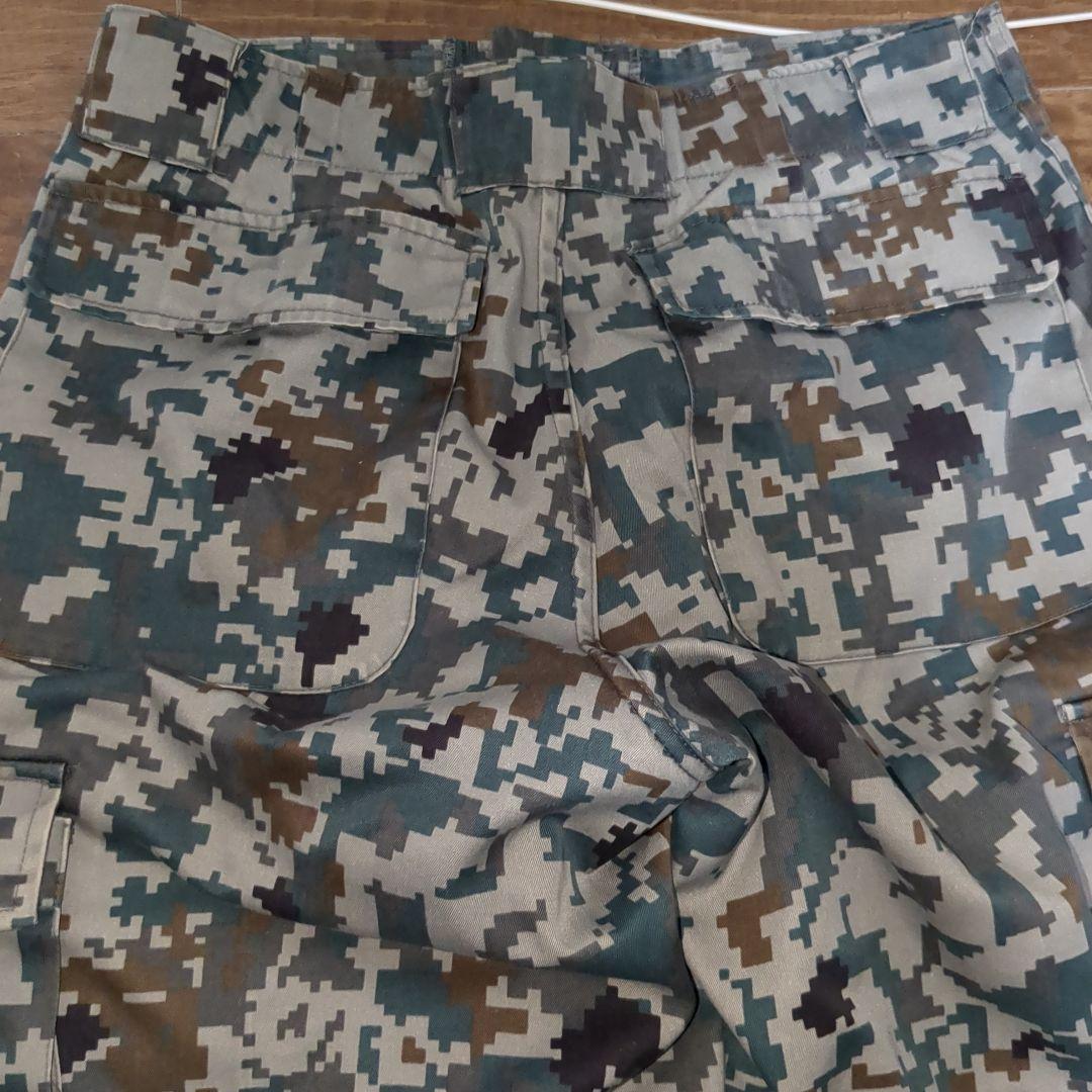 空自迷彩デジタル　作業服　戦闘服　上下セット　6A Sサイズ相当　bdu