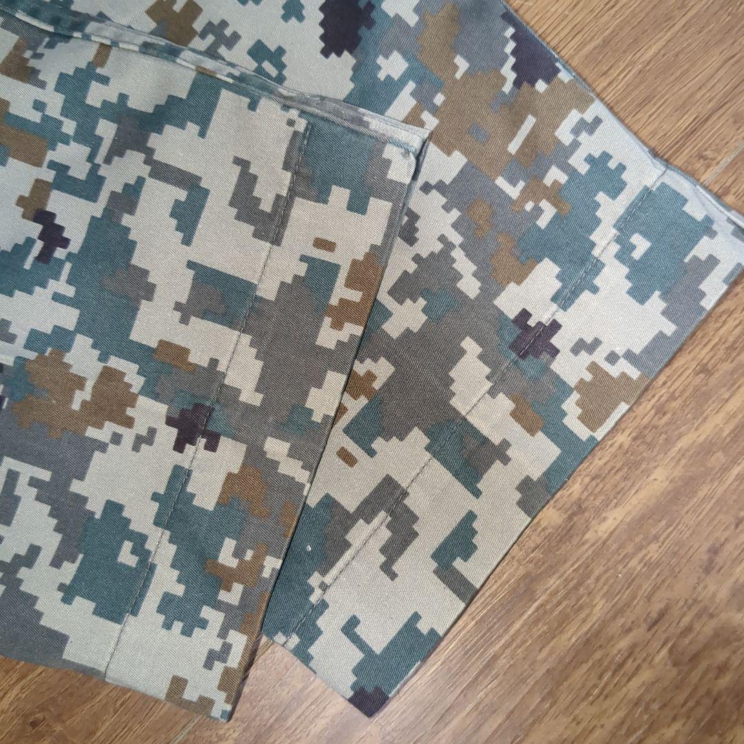 空自迷彩デジタル　作業服　戦闘服　上下セット　6A Sサイズ相当　bdu