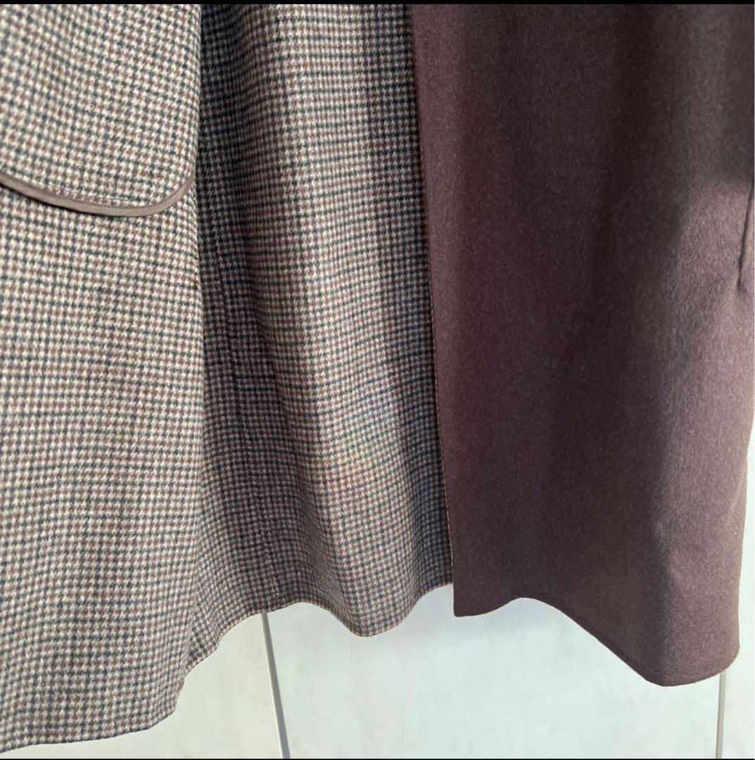 【タグ付き新品】アマカ／チェスターコートリバーシブ