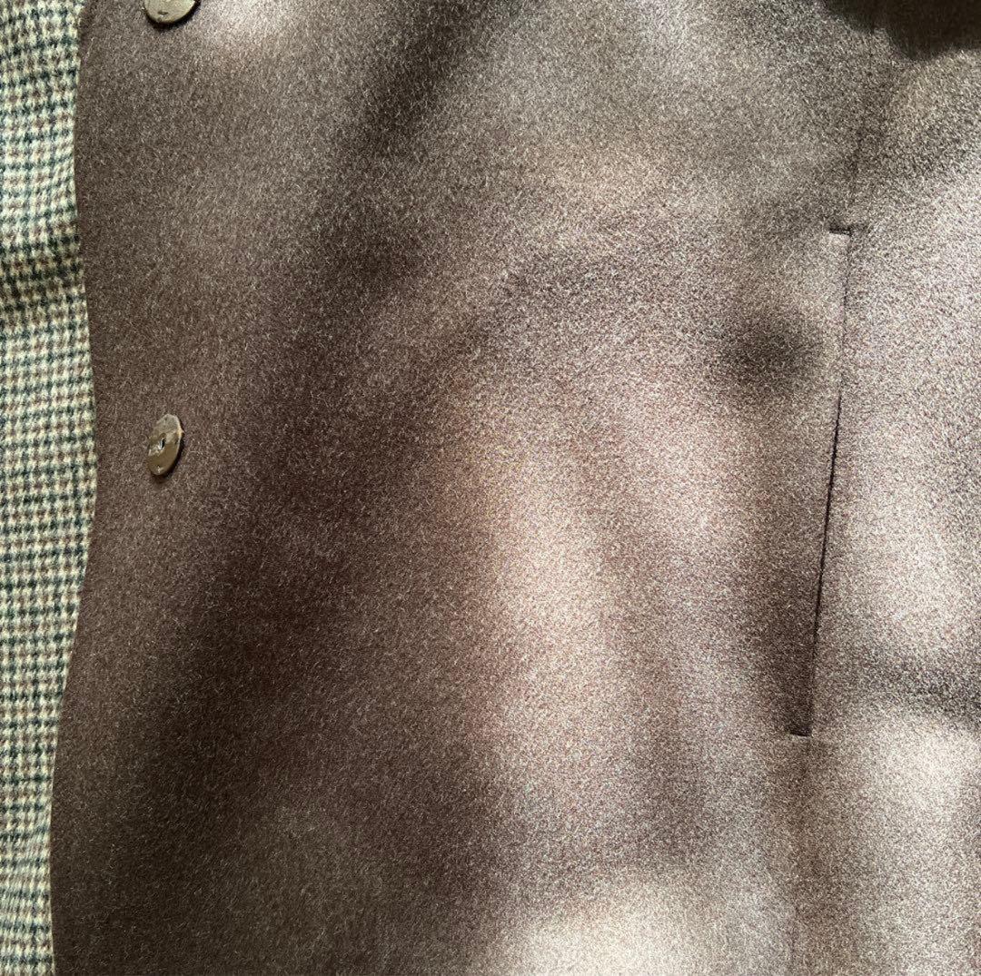 【タグ付き新品】アマカ／チェスターコートリバーシブ