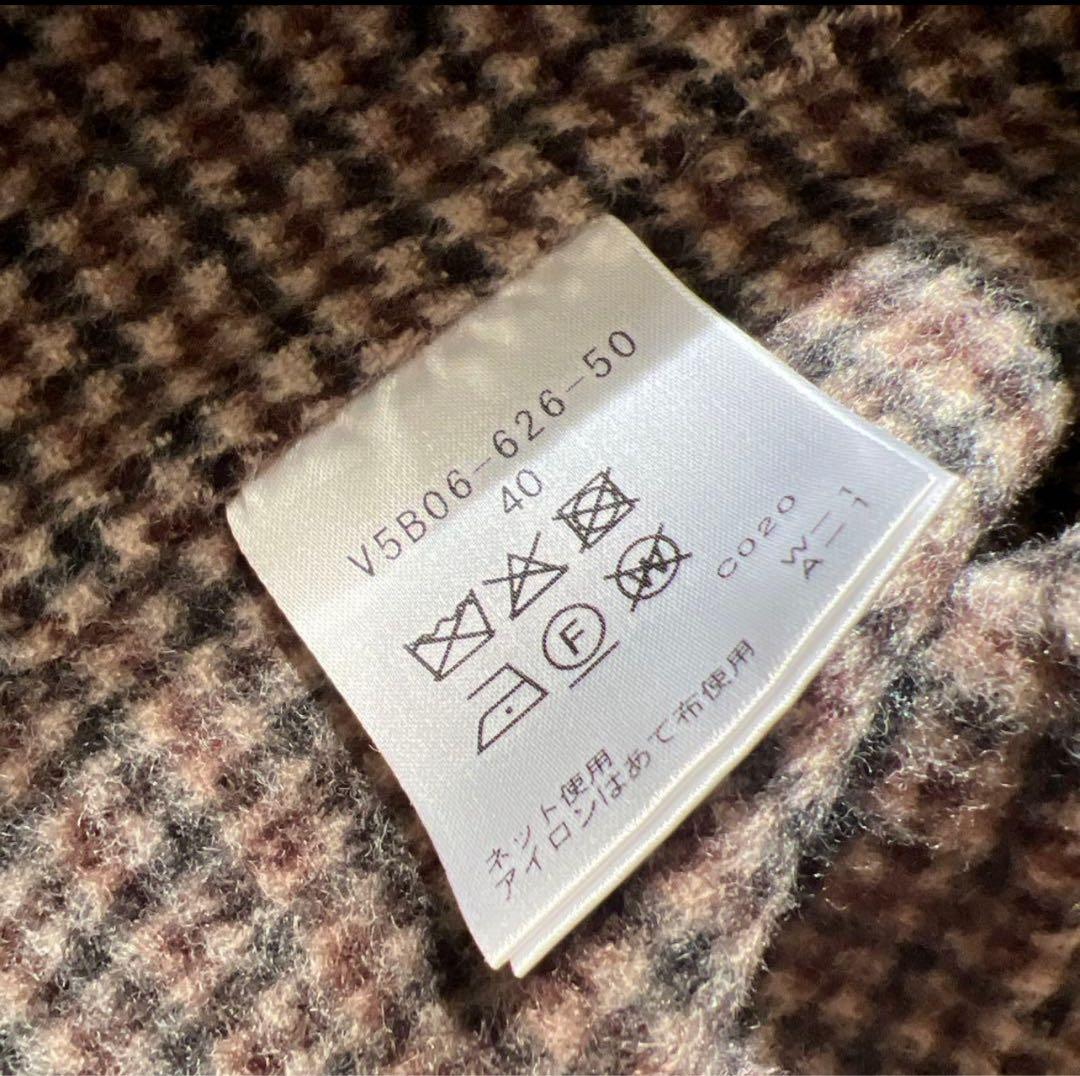 【タグ付き新品】アマカ／チェスターコートリバーシブ