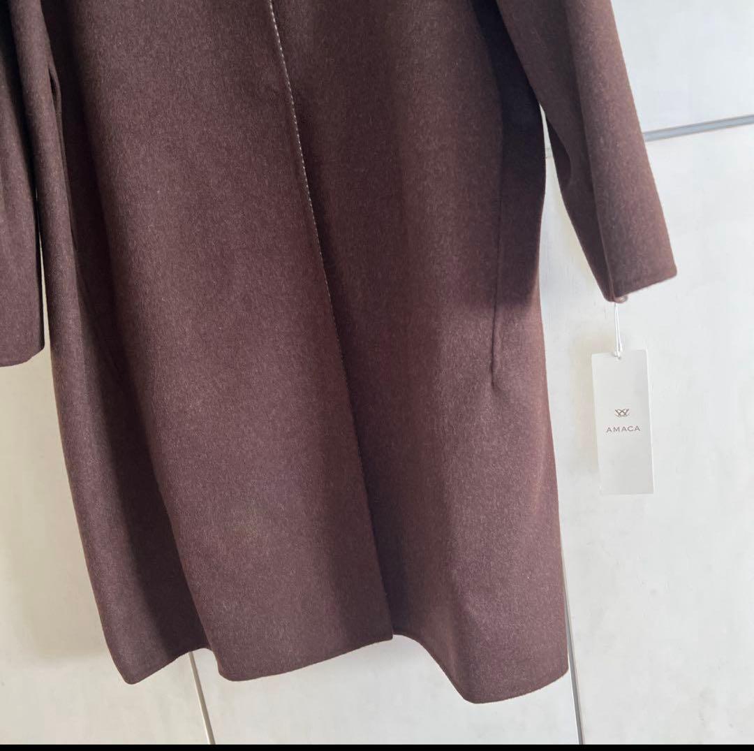 【タグ付き新品】アマカ／チェスターコートリバーシブ