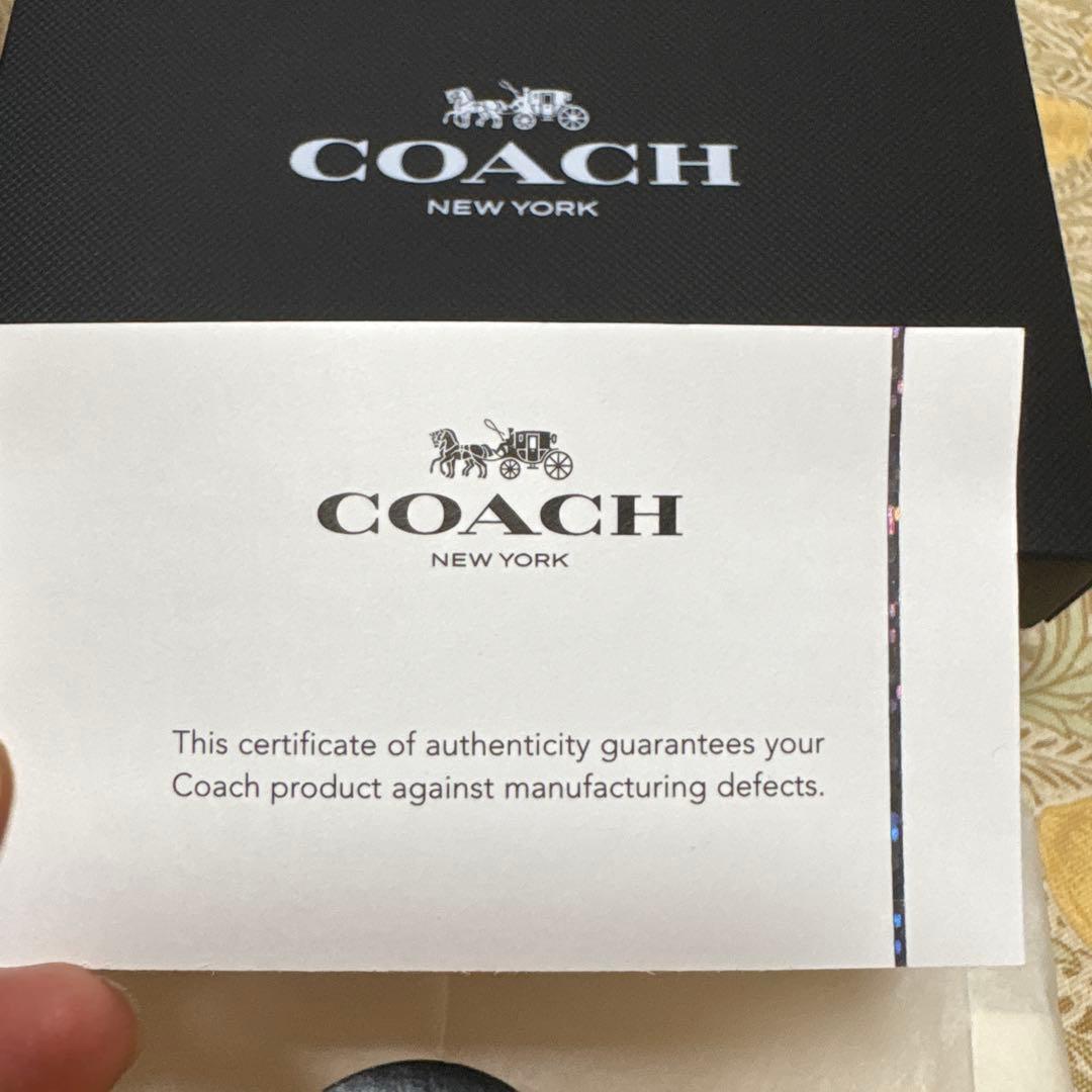 COACH 黒 ミニ財布