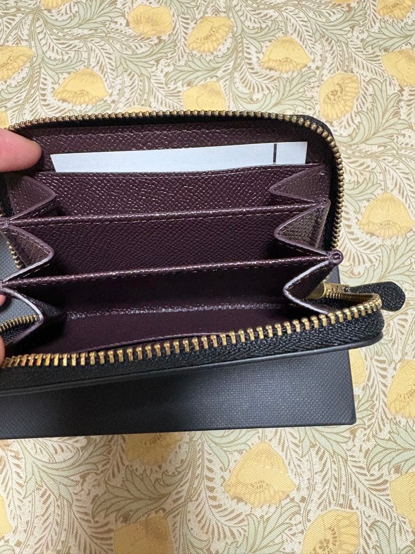 COACH 黒 ミニ財布