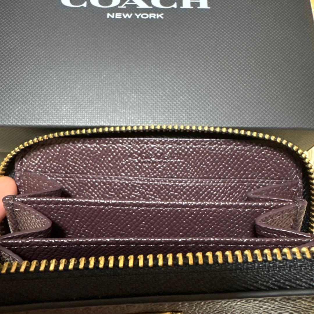 COACH 黒 ミニ財布