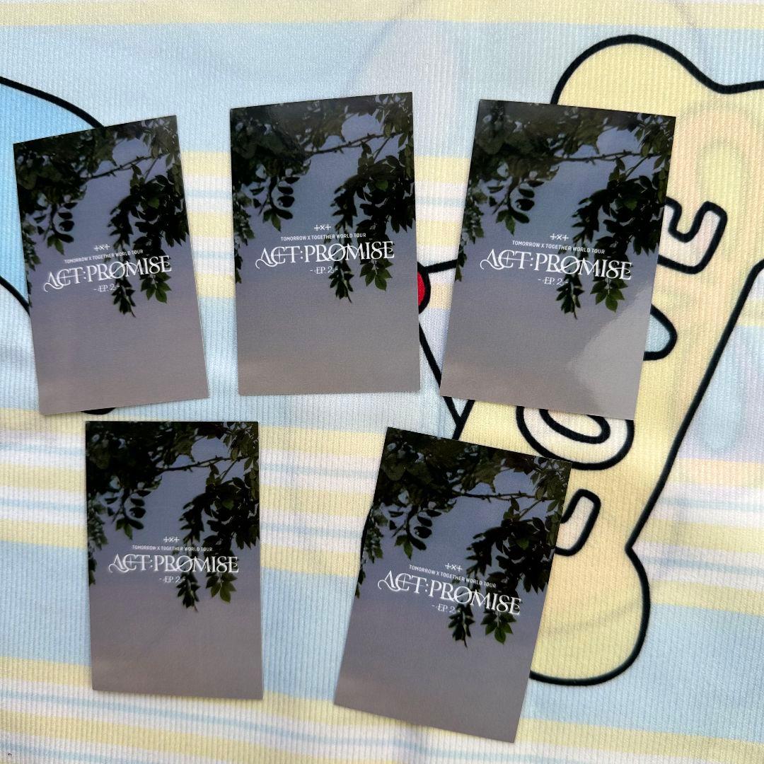 TXT 仁川 ACT:PROMISE EP.2 MOAZONE セット全員5枚