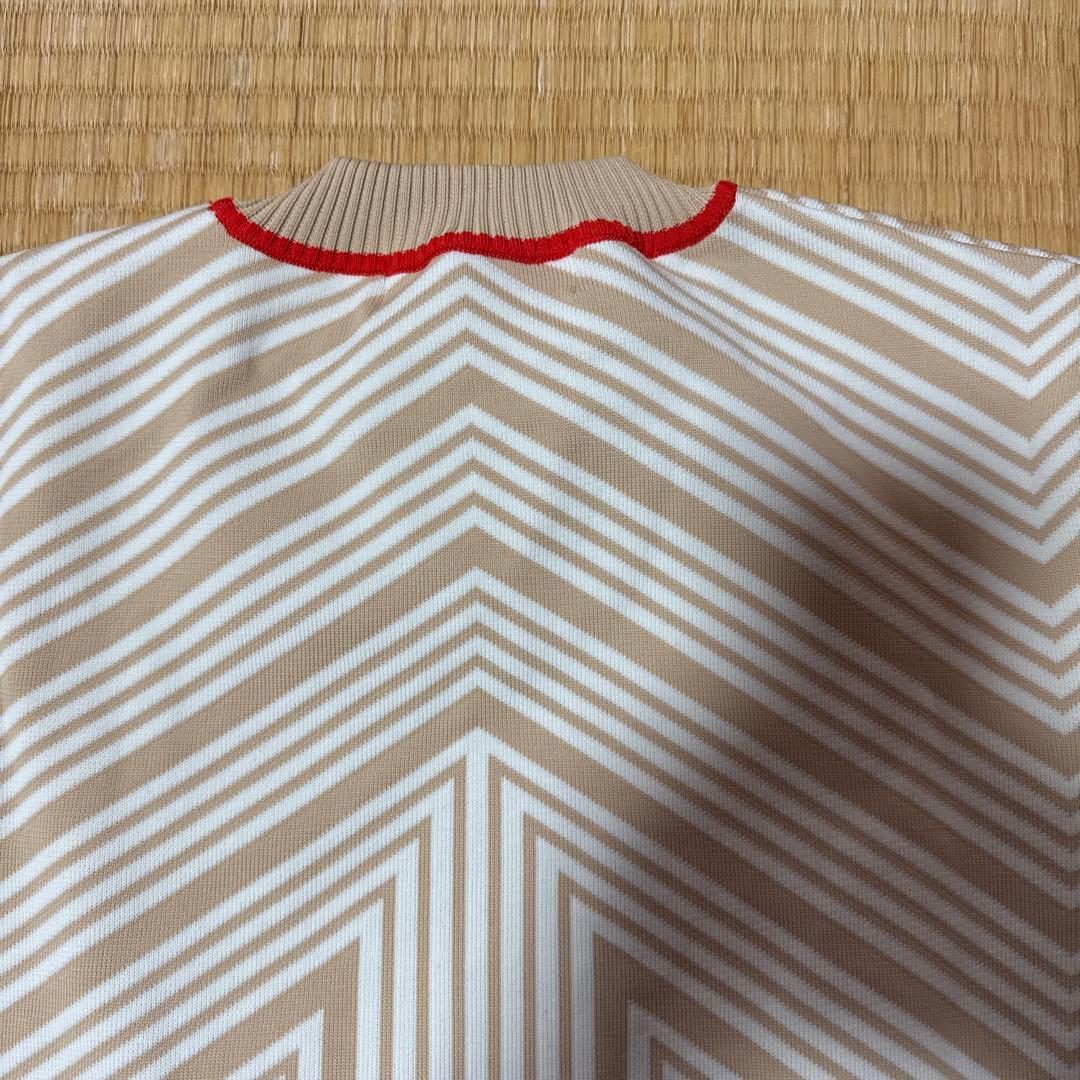 DECEMBERMAY メンズニットセーター ストライプデザイン