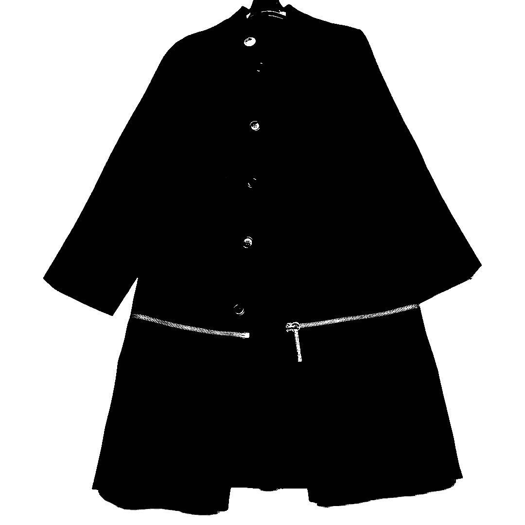 レディーススタンドカラーコート