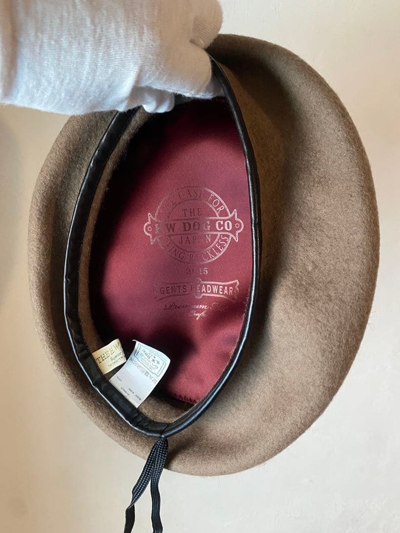 THE H.W.DOG＆CO LEATHER BERET 62 ベレー帽 日本製