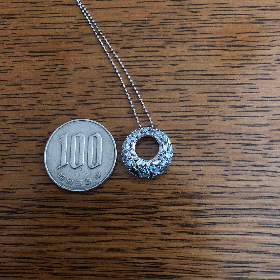 笠原真純 K18WGトリートブルーダイヤ0,4ct