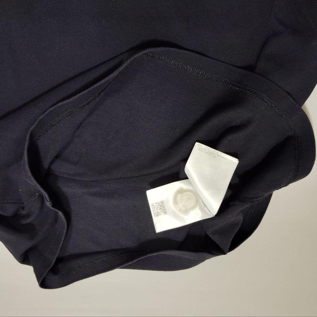 モンクレール ジップアップ ポロシャツ ブラック