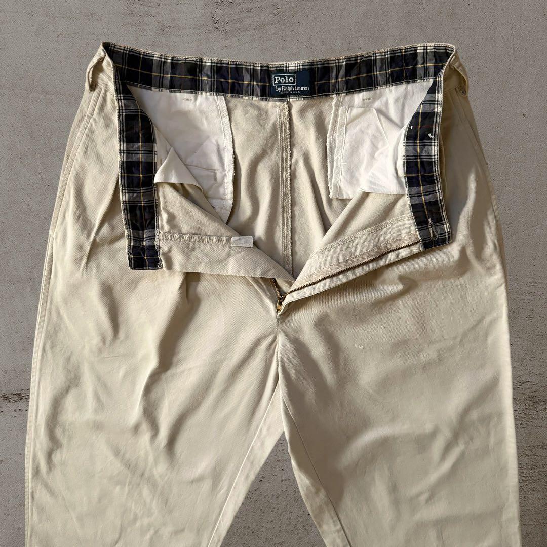 希少USA製PolobyRalphLauren90sラルフローレンポロチノ古着