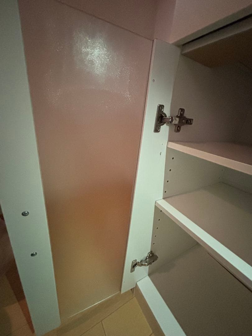 【値下げ】ニトリ　キャビネット　フォルムN SK9060D WH