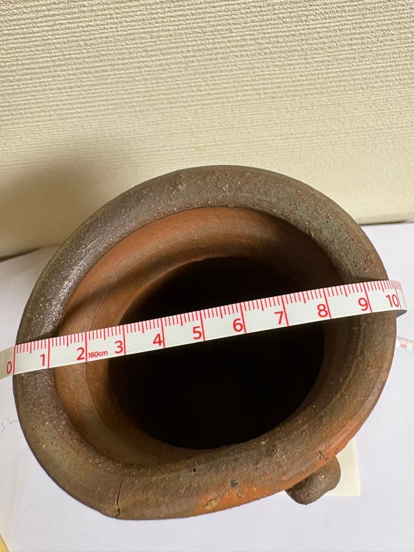 山本陶秀　備前焼　花入