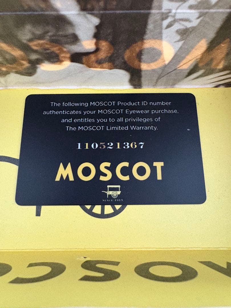 モスコット　レムトッシュ　ベッコウ　サングラス