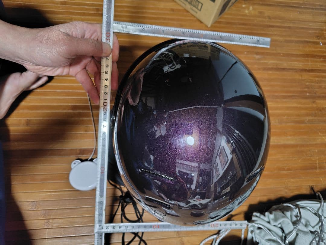 SIMSON SB13パープル フルフェイスヘルメット　サイズ58cm