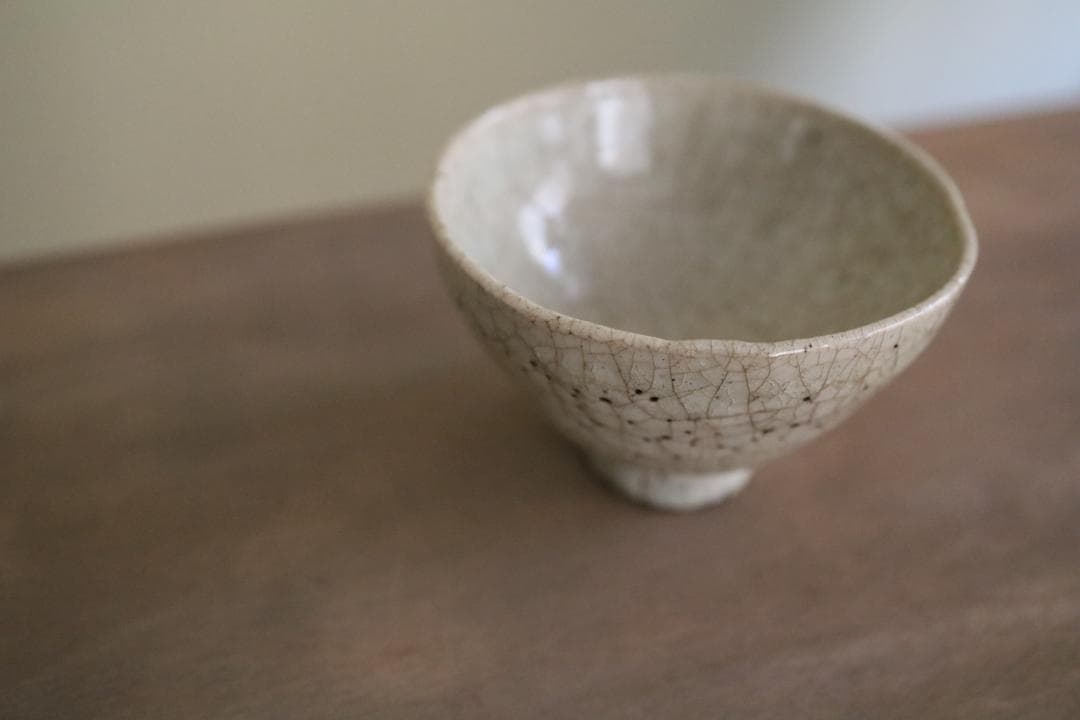 Vintage Crazing kohagi Vessel 江戸後期_器_古萩