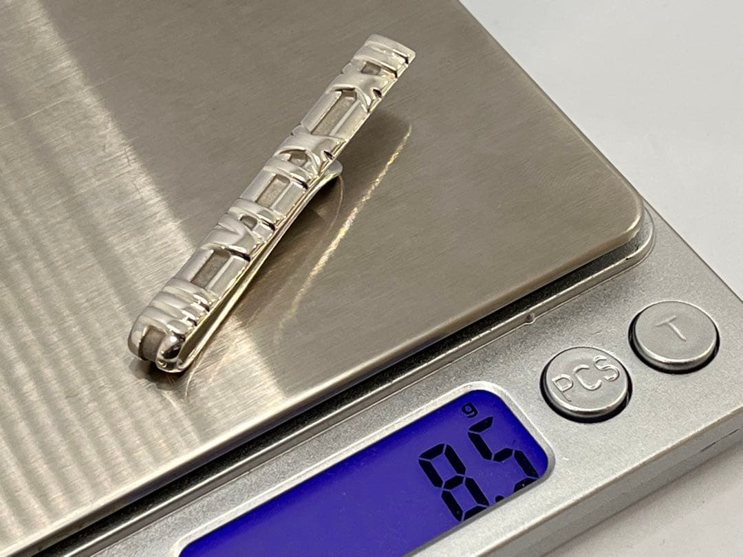 c876 美品　ティファニー　アトラス　1995 ネクタイピン　シルバー　925