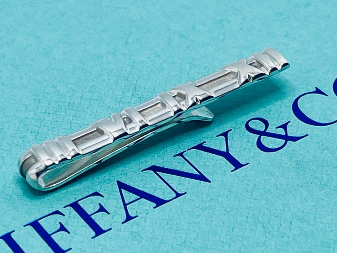 c876 美品　ティファニー　アトラス　1995 ネクタイピン　シルバー　925