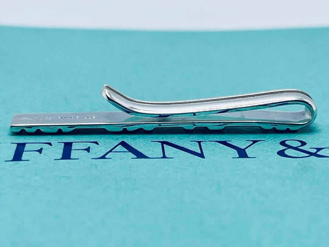 c876 美品　ティファニー　アトラス　1995 ネクタイピン　シルバー　925