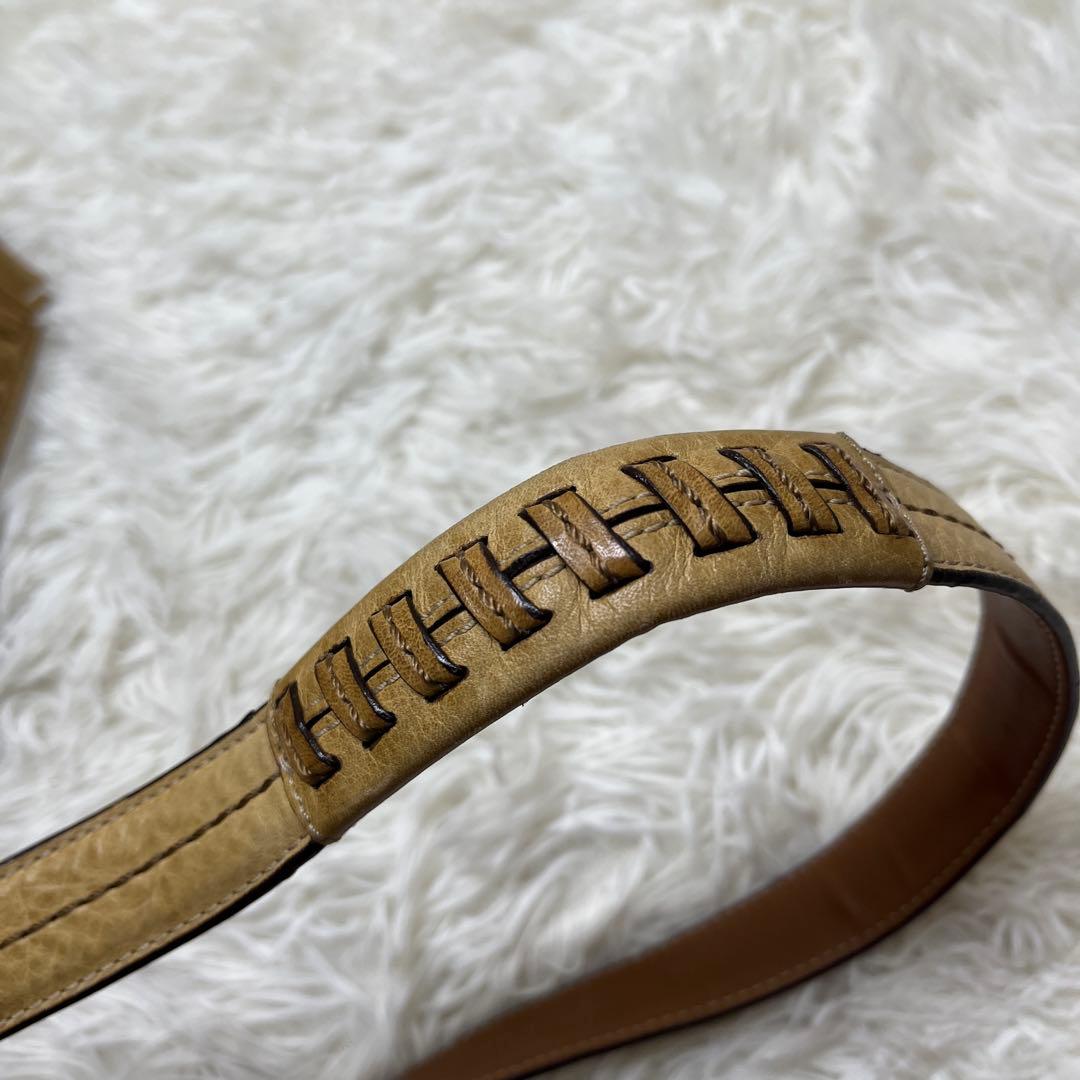 希少 COACH ショルダーバッグ スタッズ ヴィンテージ レザー 10065