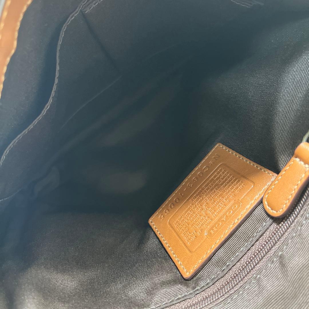 希少 COACH ショルダーバッグ スタッズ ヴィンテージ レザー 10065