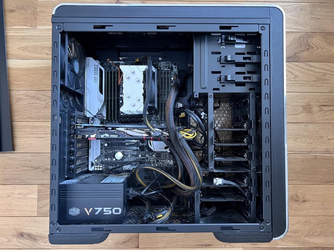 【ジャンク】自作PC　Core i7　GTX970　メモリ64GB　OS無し