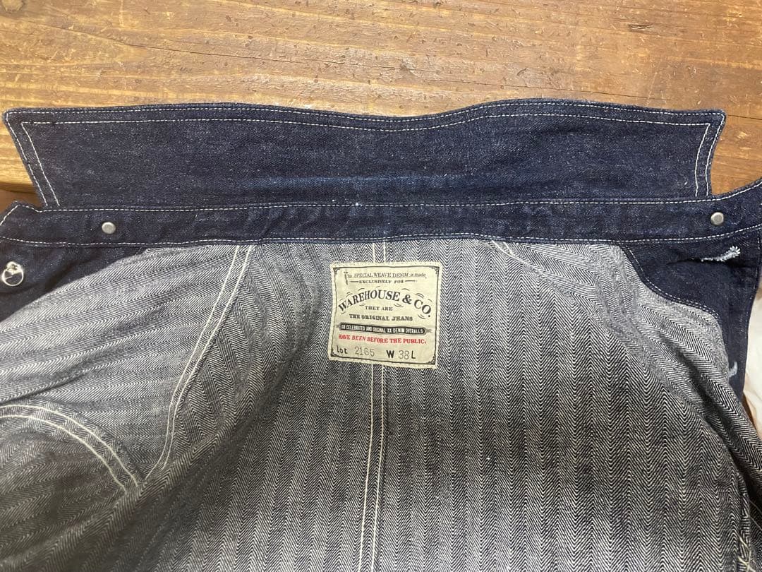 WAREHOUSE & CO. Lot2165 ヘリンボーンカバーオール 38