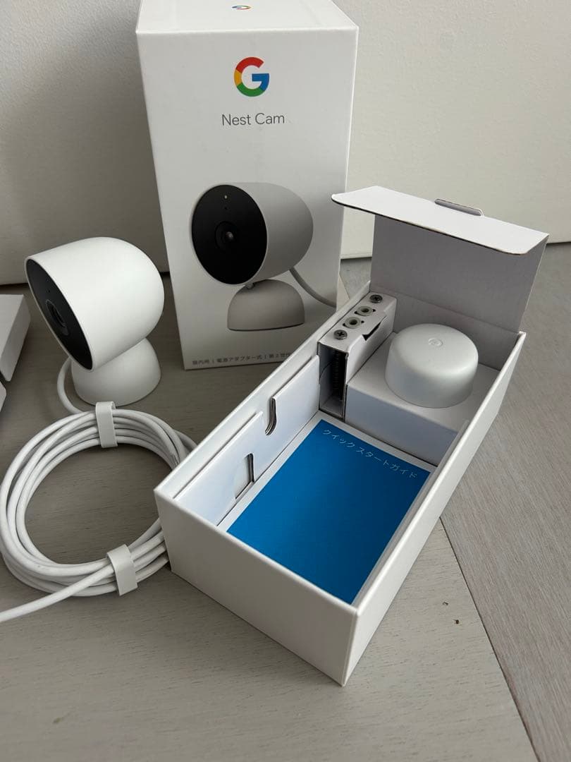Google Nest Cam 第２世代 屋内用/ 電源アダプター式 新品