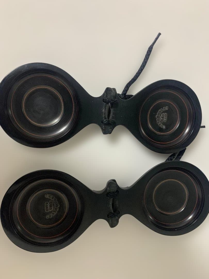 DEL SUR 黒 カスタネット ストラップ付き