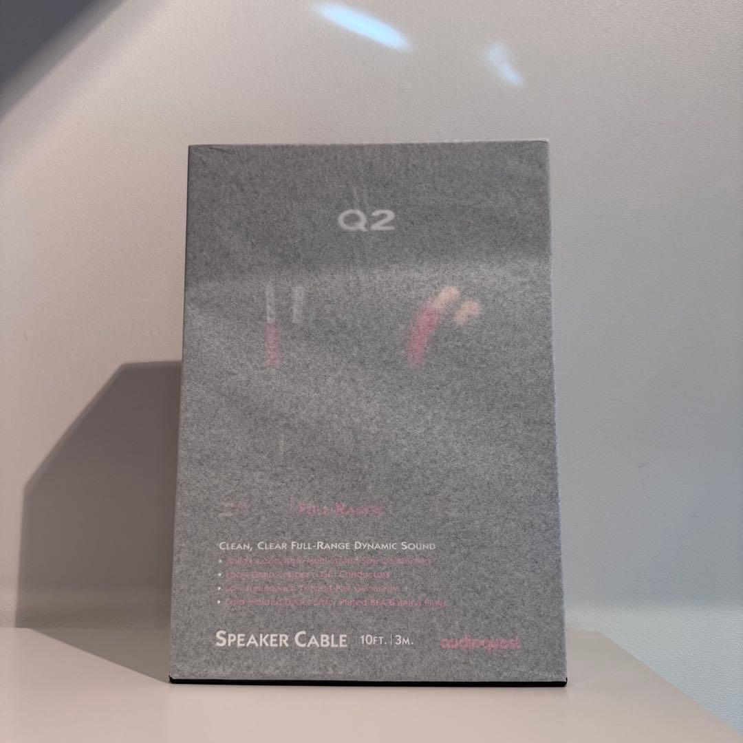 ⭐︎新品⭐︎audioquest スピーカーケーブル Q2 3m ペア バナナプラグ