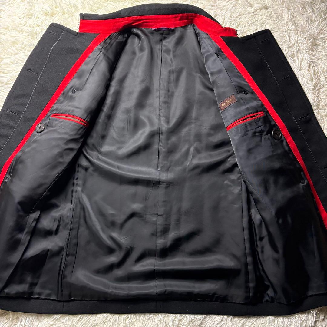 未使用級　ポールスミスコレクション ダブル　Pコート ウール　ブラック　Mサイズ