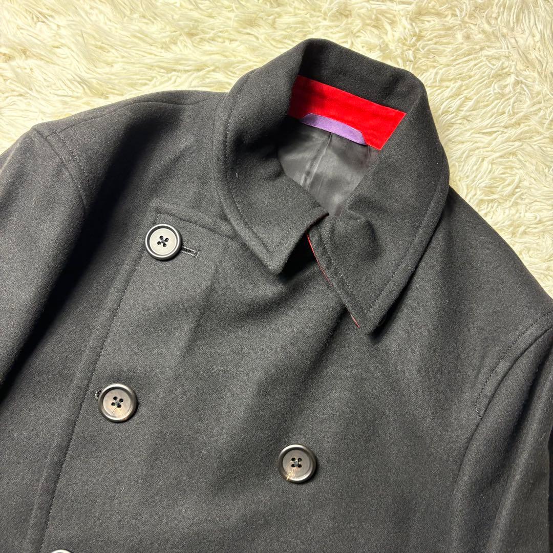 未使用級　ポールスミスコレクション ダブル　Pコート ウール　ブラック　Mサイズ