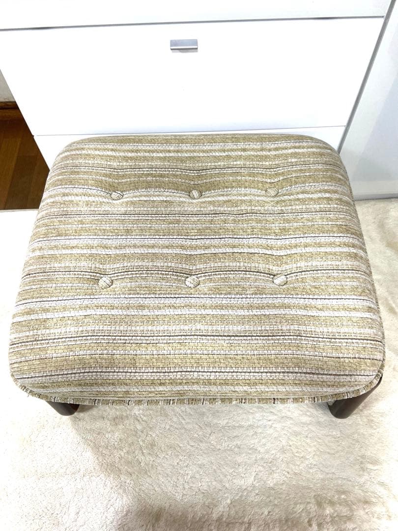 【希少品】karimoku オールドカリモク スツール オットマン　2脚セット