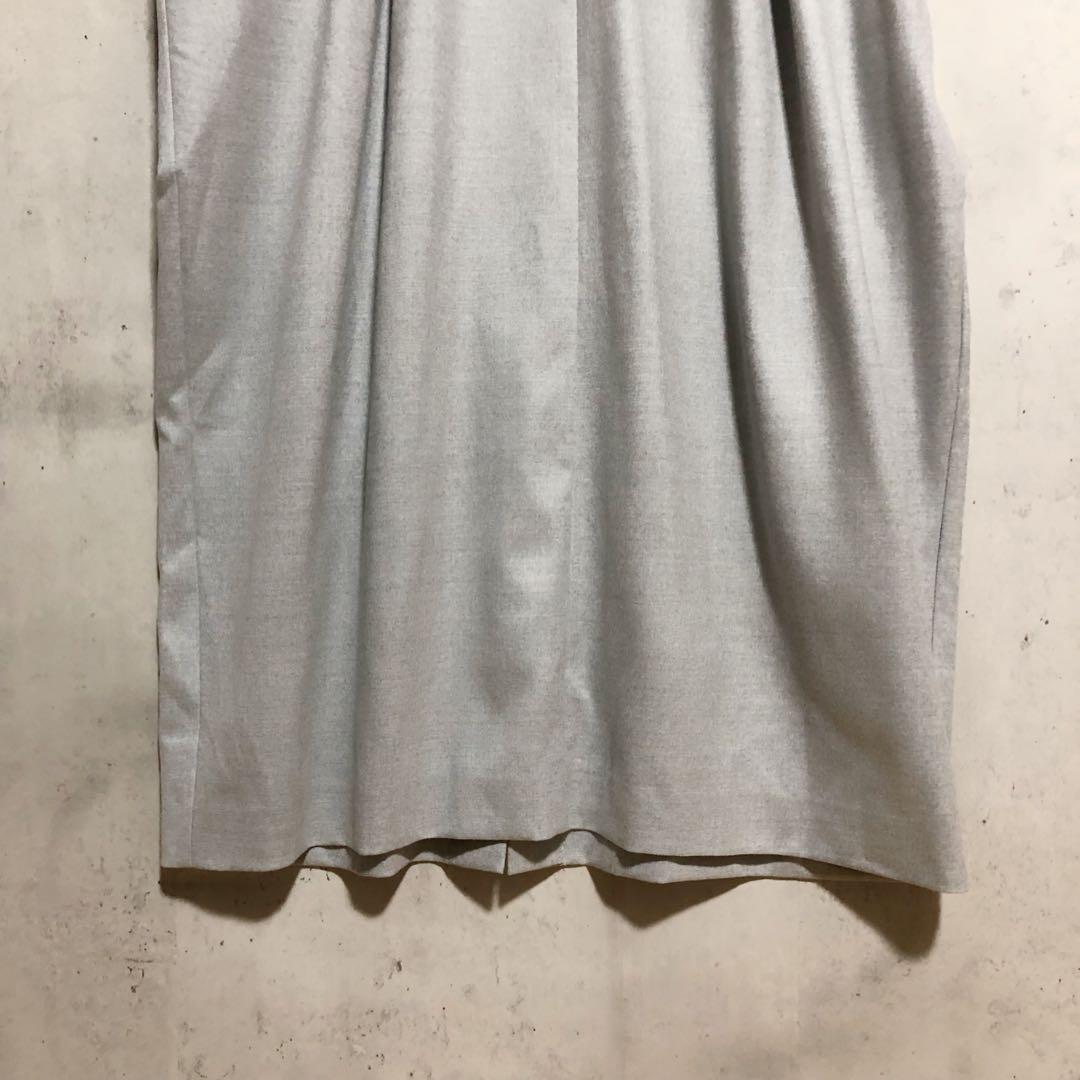 美品　MOGA 17号 大きいサイズ ウォッシャブルサキソニーマキシワンピース