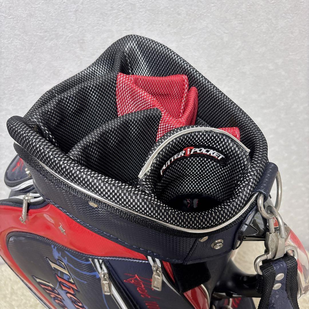 【希少品】 コカコーラ キャディバッグ カート式 8分割 レザー・エナメル仕様