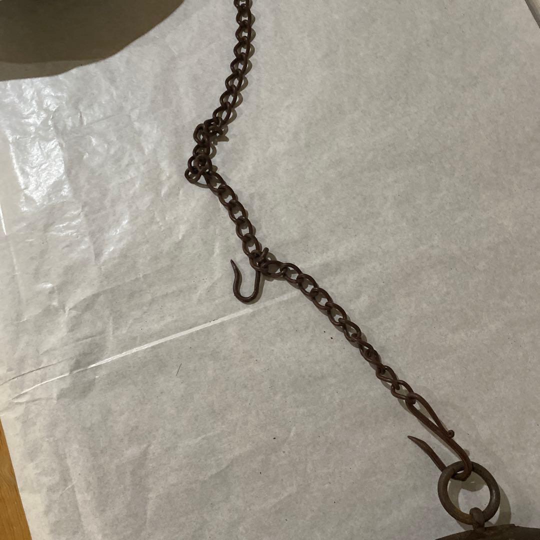 茶道具　掛花入　鉄製　南部鉄