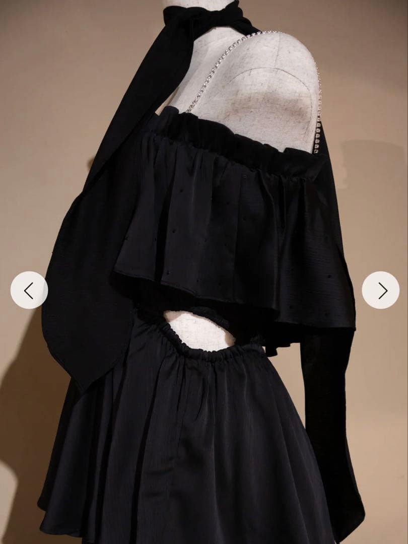 定価18,300円　Randy ティアードビジューロングワンピース