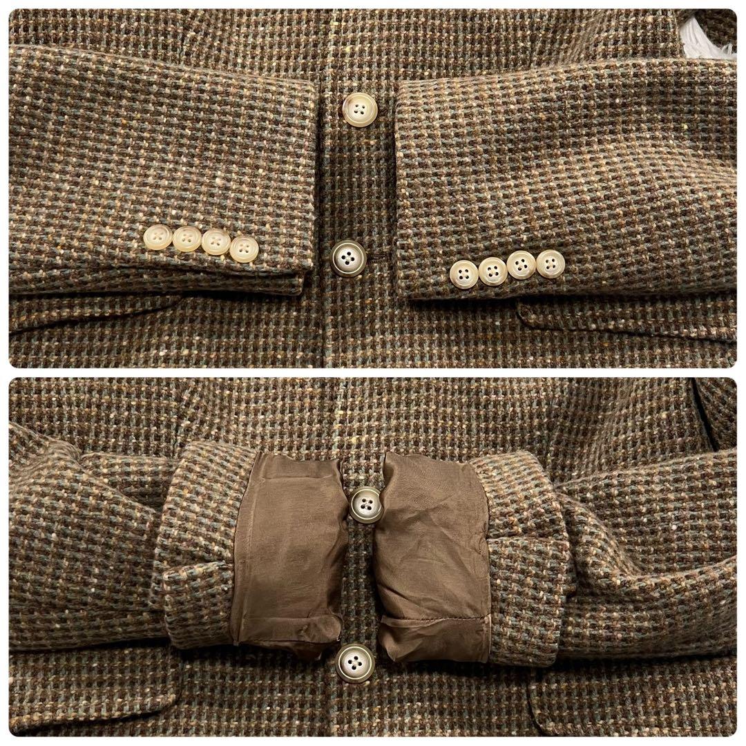 イタリア製✨カシミヤ混✨ラルフローレン　レディースジャケット　ツイード　L相当