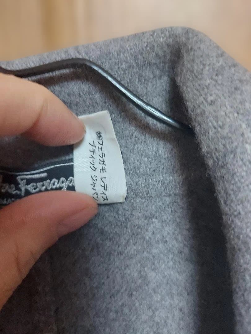 Salvatore Ferragamo グレー ウールジャケット XS