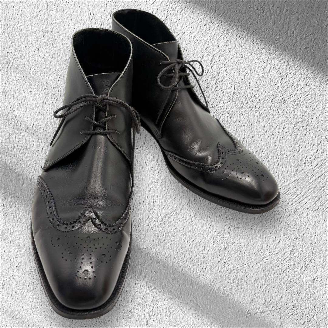 【美品】Alfred Sargent チャッカブーツ　ウィングチップ