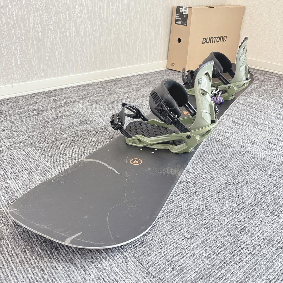 84美品❗️超豪華❗️RIDE/サロモン メンズスノーボードセット★155cm