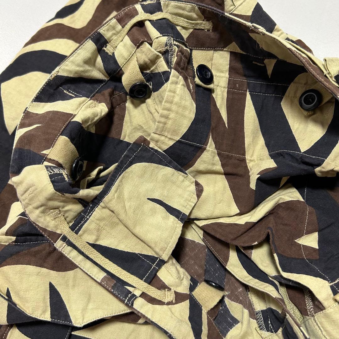 00s トライバルカモ BDU コンバット パラシュート カーゴパンツ 極太