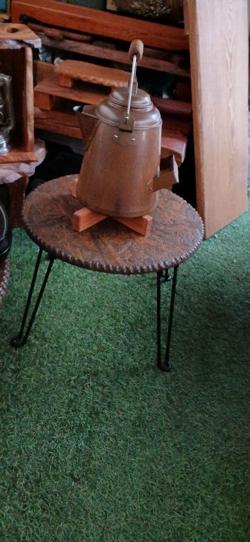 囲炉裏囲い、ストーブガード 小さめに作り、邪魔になりません、自作品、