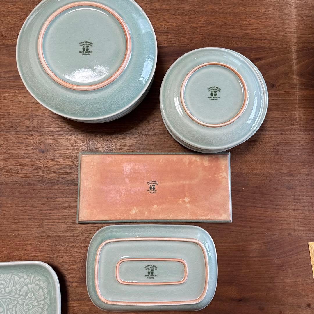 Siam celadon セラドン焼きセット