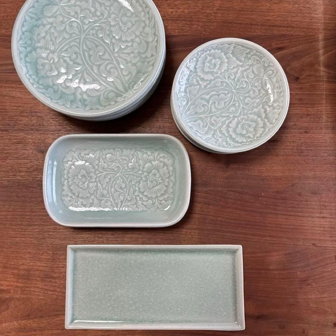 Siam celadon セラドン焼きセット