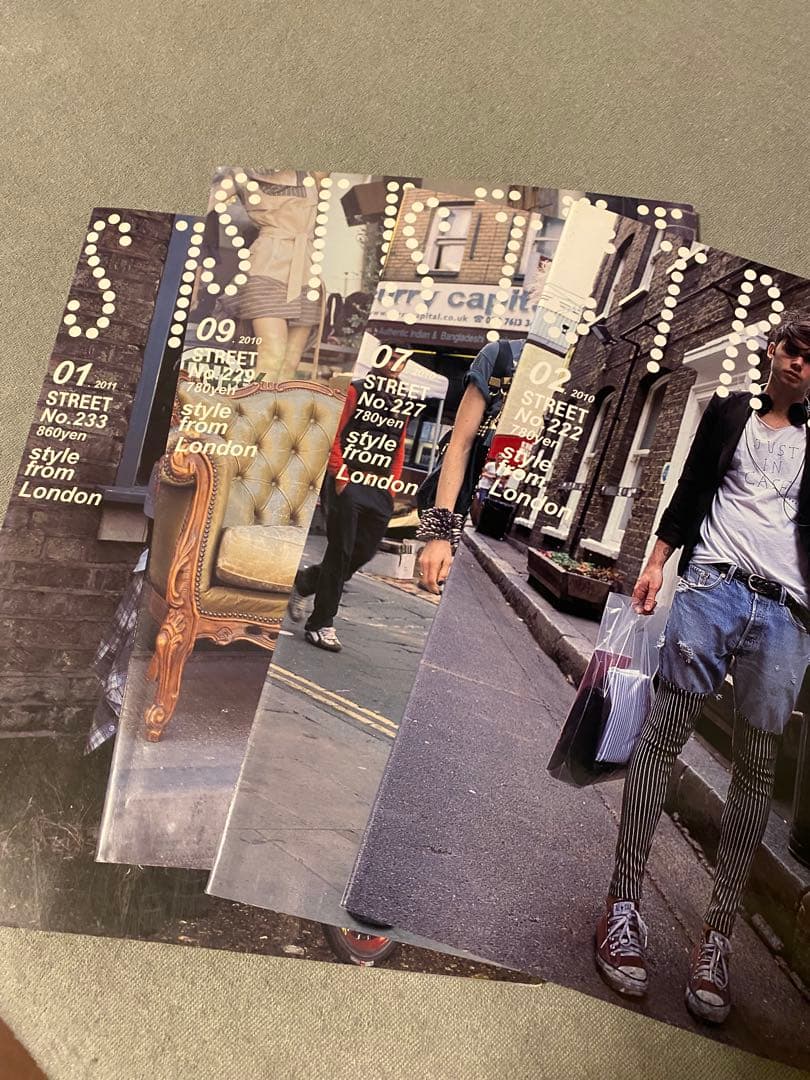 STREET 雑誌 21冊まとめて2008年〜2011年　廃盤