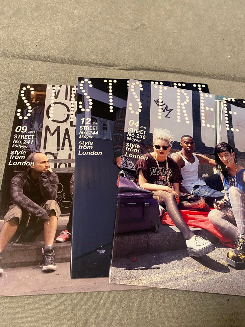 STREET 雑誌 21冊まとめて2008年〜2011年　廃盤